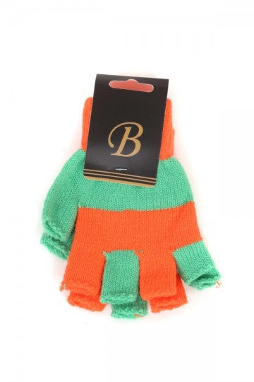 Handschoentjes oranje groen