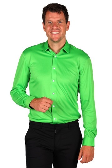 Herenblouse groen