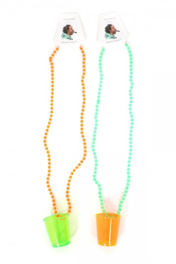 Ketting shotglass oranje groen