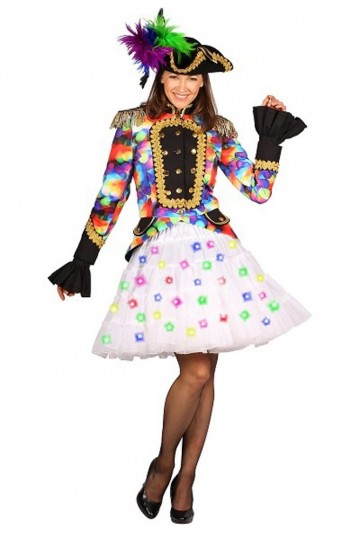 Petticoat bellatrix wit led multi one size